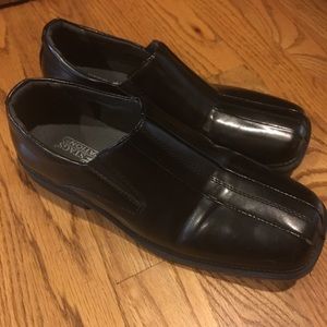 Boys black dress shoes - Loafer - youth 4.5